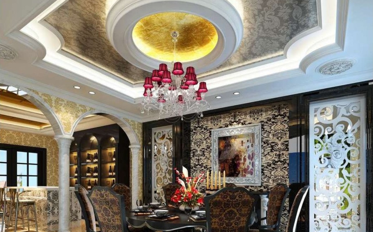 dining and living room ceiling designs