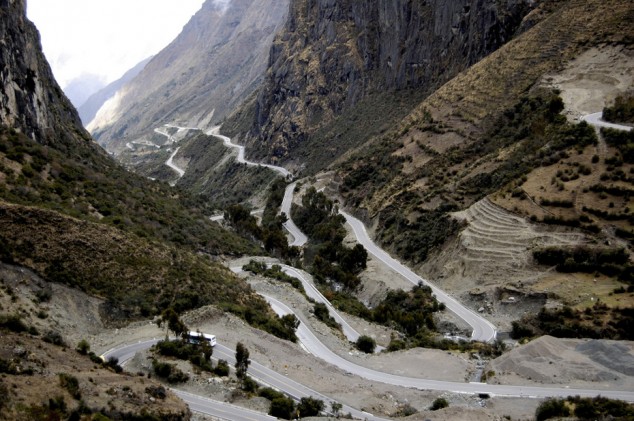 Peru mountain pass