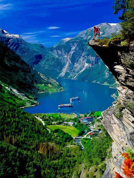Geiranger fjord,Norway