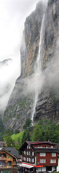 Amazing Staubbach Falls, Switzerland 