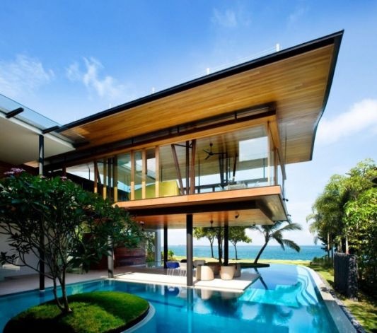 Modern beach house