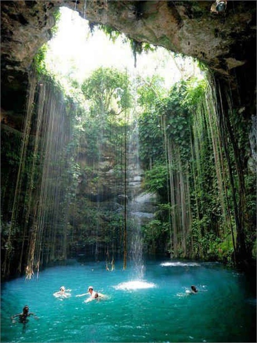 Natural pool in Mexico