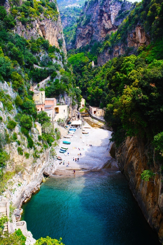 Secluded Beach, Furore, Amalfi, Italy