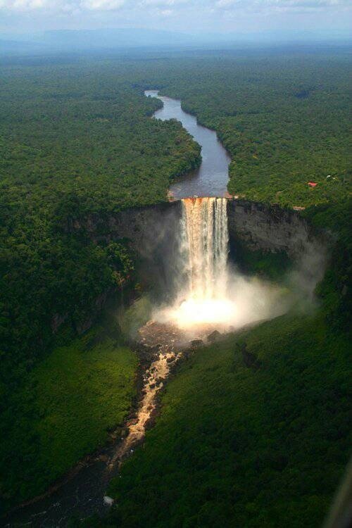 Kaieteur Falls on the Potaro River in central Guyana, South America