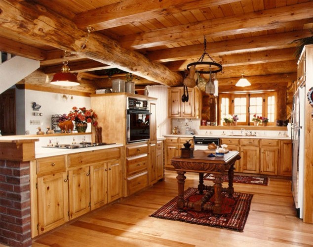 Impressive Interior Design for Wooden Houses