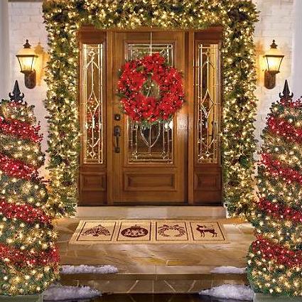 31 Creative Front Door Christmas Decorations