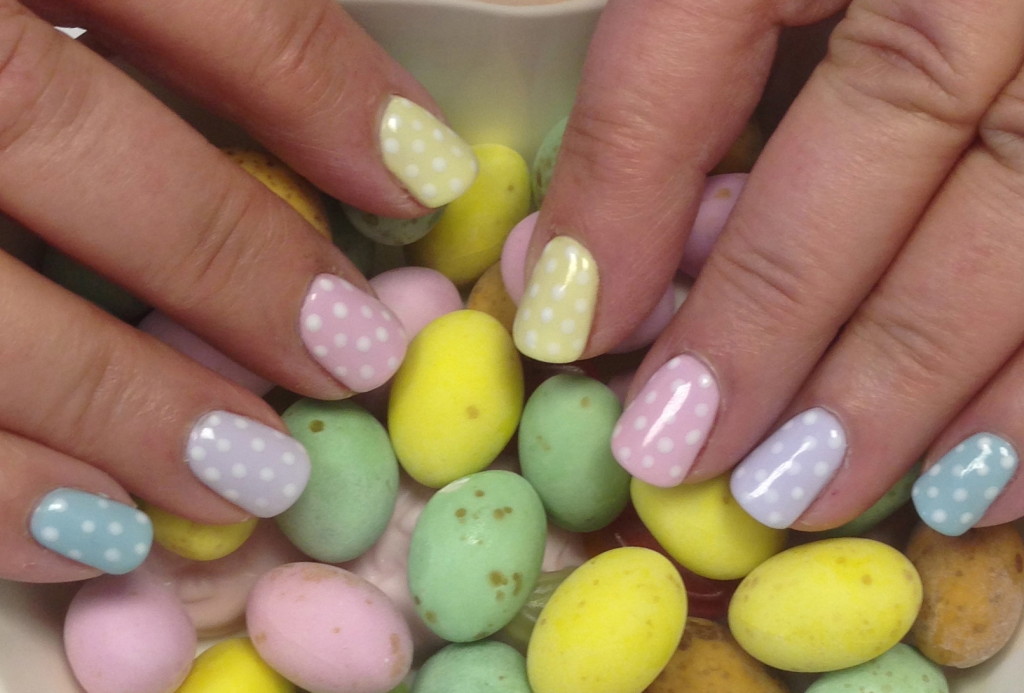 easter acrylic nail color