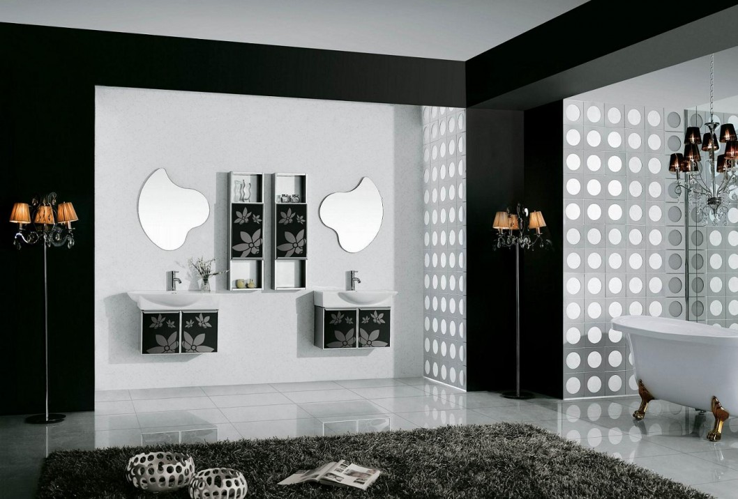 Modern Black And White Bathroom Designs - Top Dreamer