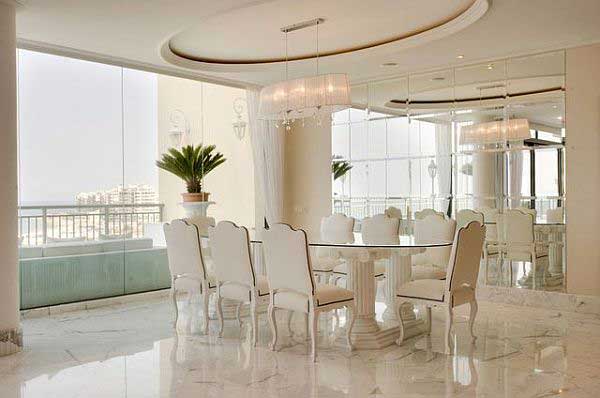 Luxury-Penthouse-Dining-Room-with-Marbel-Floors