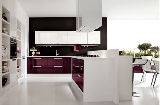 Modern Elegant And Dynamic Kitchen Decorating Home Ideas
