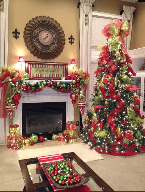 Tree-Mantel-Christmas-Fireplaces-Decoration-Ideas