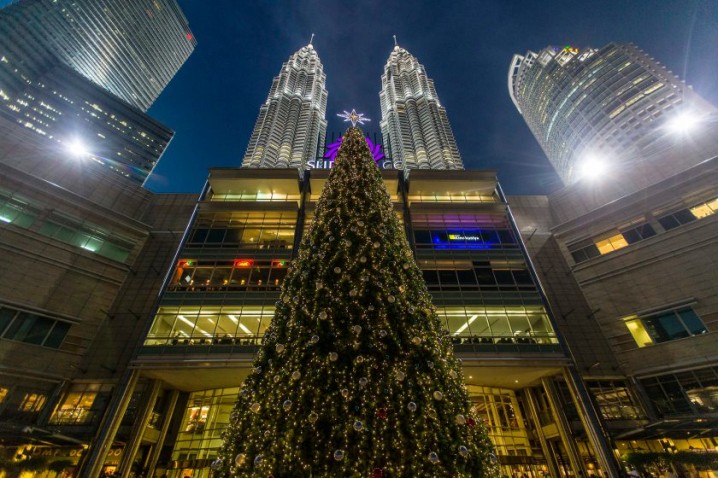 Christmas tree in Malaysia