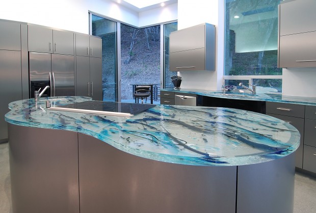 ocean-inpisartion-glass-kitchen-countertops