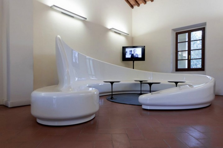 Unique Living Room Extension Designs Futuristic Sofa Design