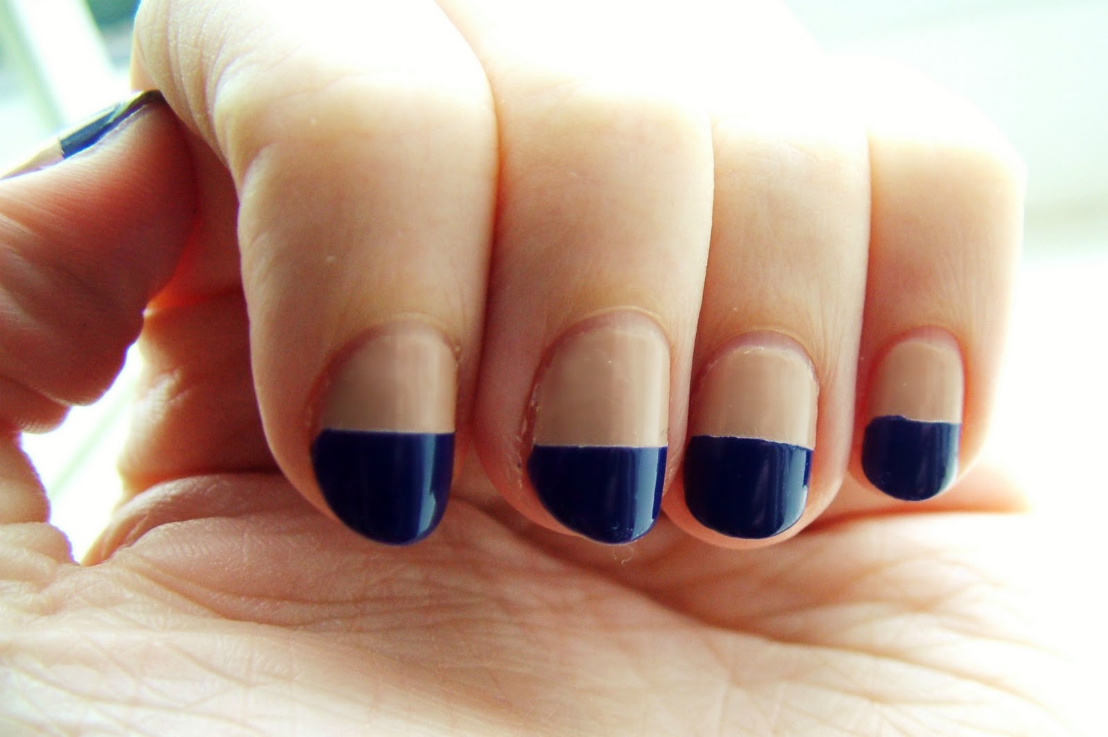 3. Dual-Toned Nails - wide 10