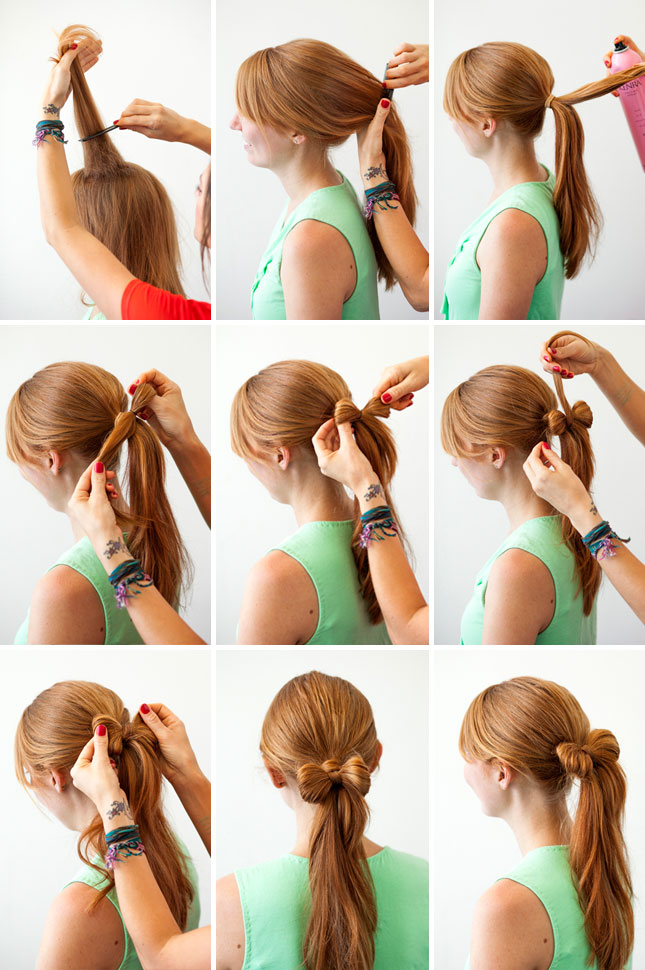 Simple Ponytail Hairstyles For Everyday Step By Step Simple Hair Style