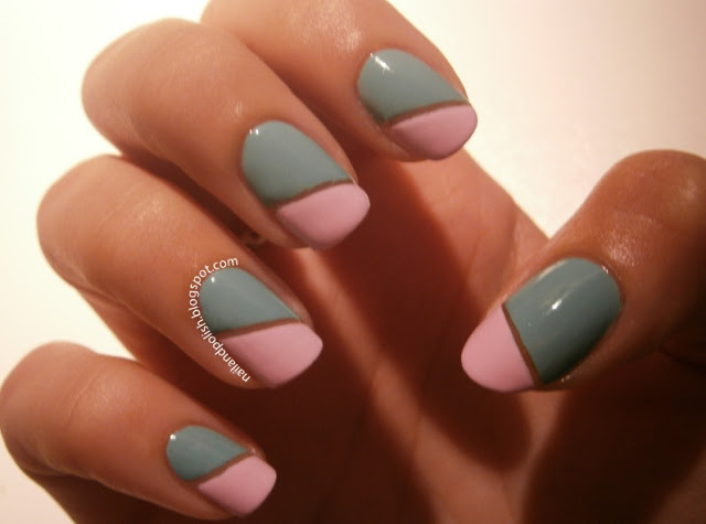 2. Simple Two-Tone Nail Art Ideas - wide 2
