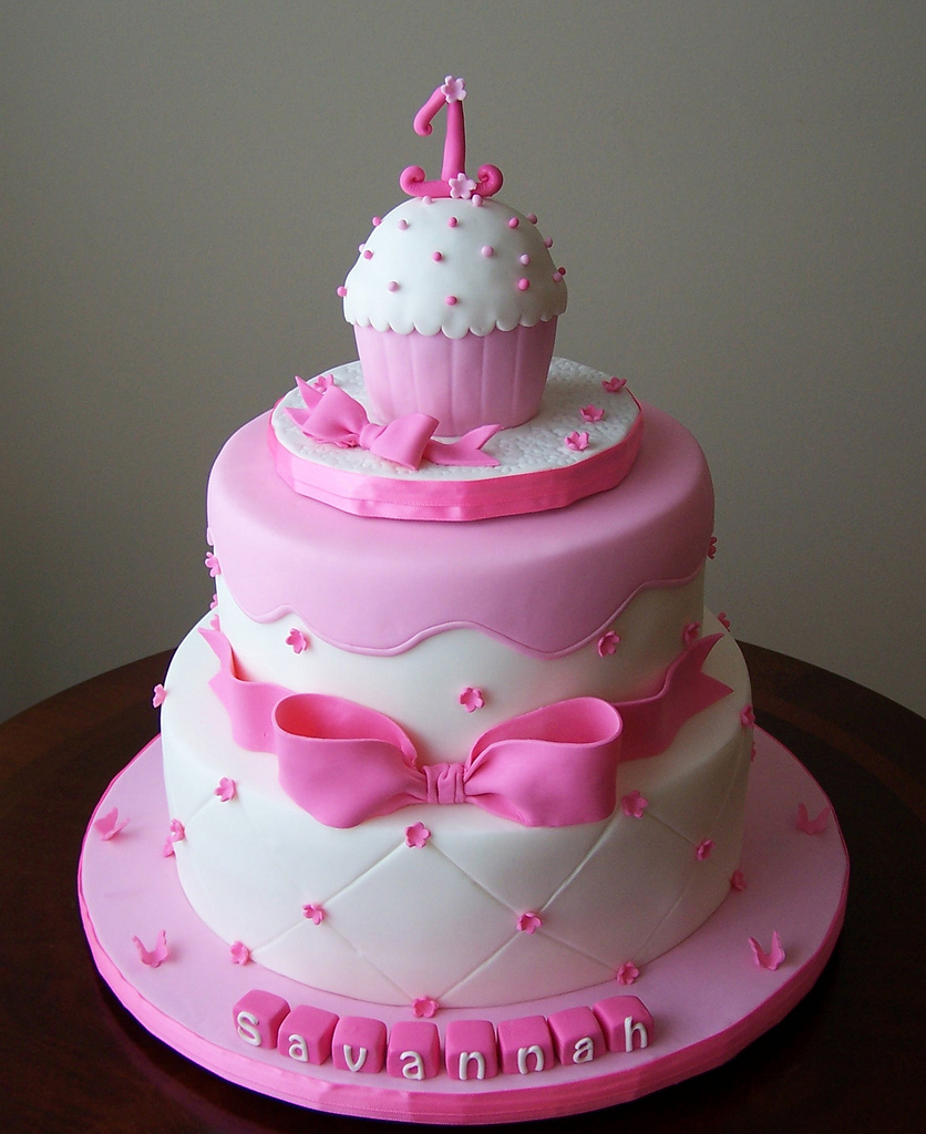Fabulous 1st Birthday Cake For Baby Girls - 4663346050 1c41229231 B