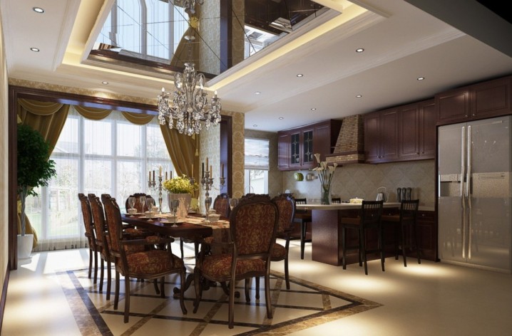 16 Impressive Dining Room Ceiling Designs - Top Dreamer