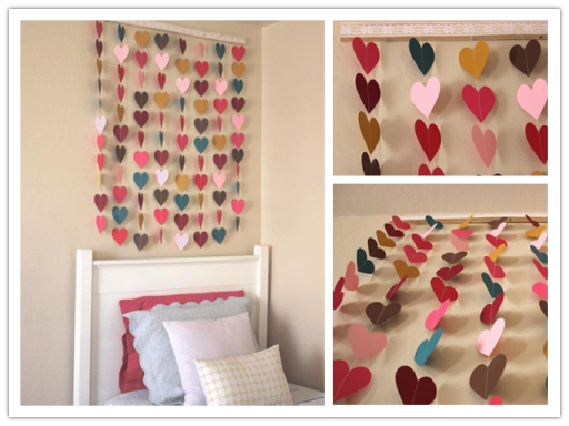 Paper-Heart-Wall-Art-DIY-Decorating-Tutorial