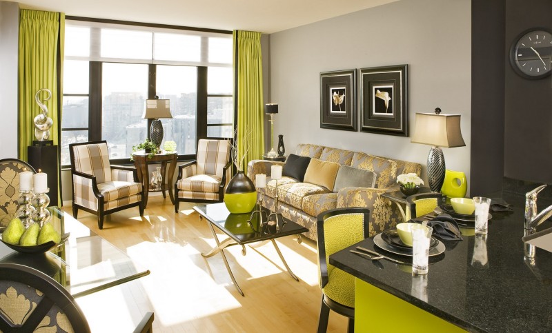 15 Lime Green Living Room Designs - Top Dreamer