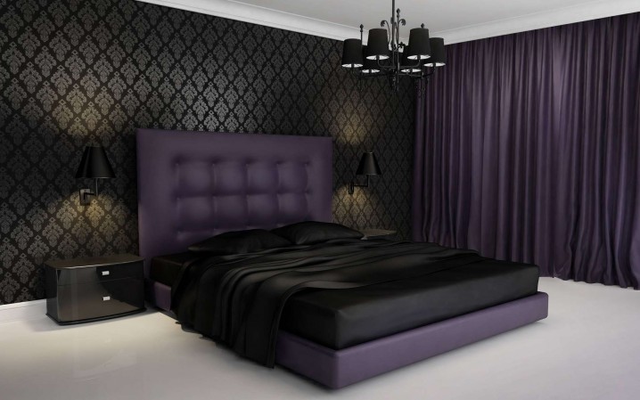 wallpapers-walls-black-purple-luxury-bedroom-wide-design