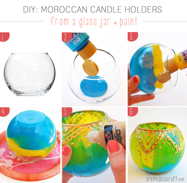 DIY-Project-Idea-Moroccan-Glass-Candle-Holders-Votive-Lantern-Upcycle-Craft-Tutorial