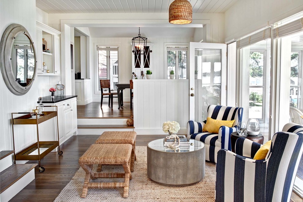 15 Striped Living Room Designs - Top Dreamer