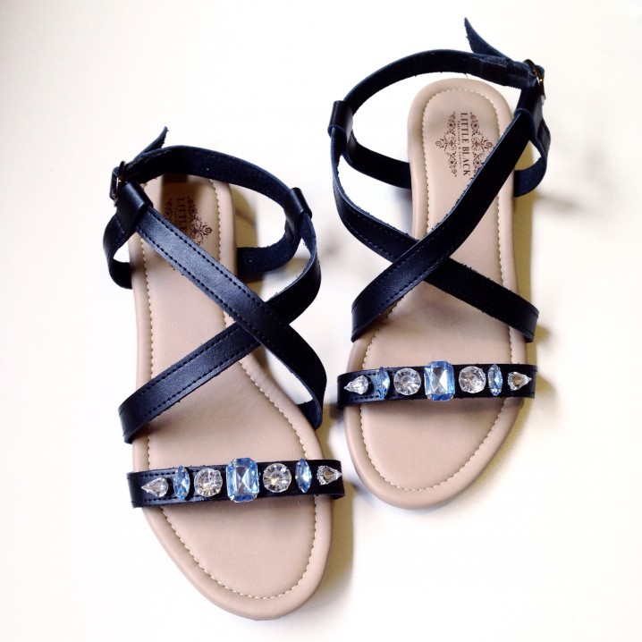 DIY Marni inspired embellished sandals