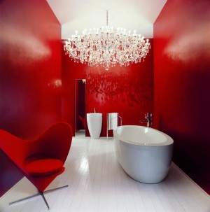 Magical Bathroom Designs With Red Accents - Top Dreamer