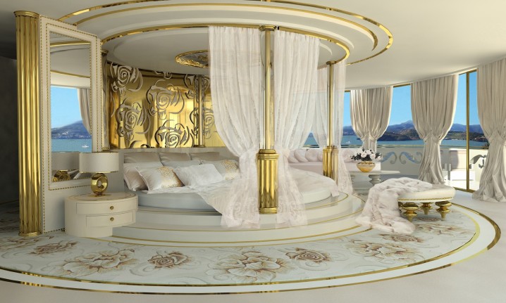 luxury yacht bedrooms
