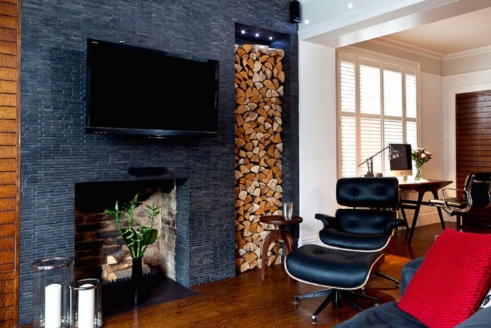 furniture-modern-minimalist-living-room-design-with-black-false-stone-brick-wall-and-mounted-tv-above-fireplace-plus-indoor-firewood-rack-and-leather-chair-indoor-firewood-rack-indoor-966x644