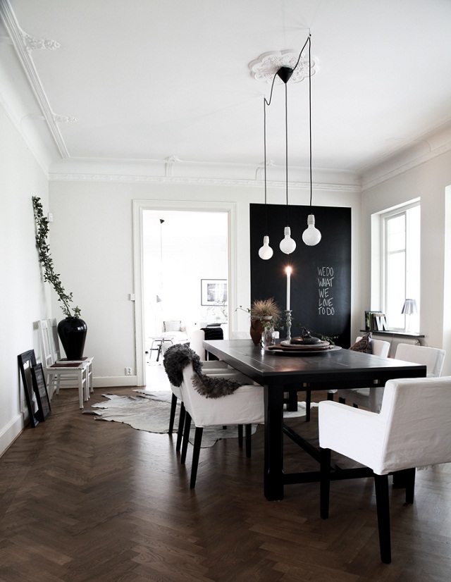black-and-white-dining-room-design