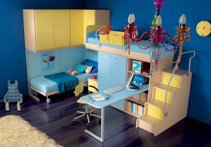 blue-and-yellow-teens-bedroom-decor
