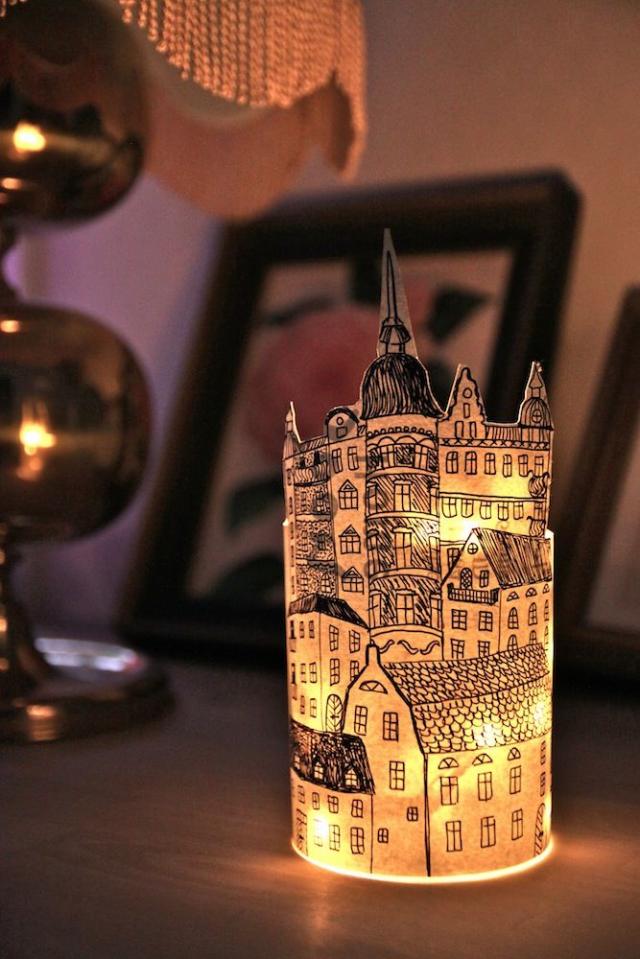 castle-paper-made-lantern