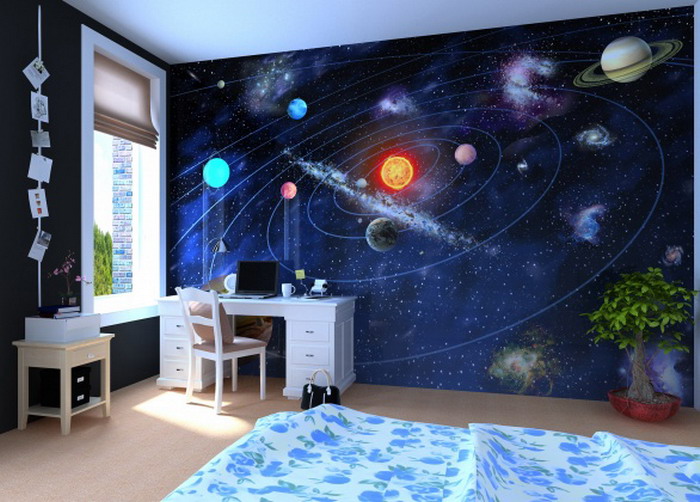 galaxy-decorated-kids-room