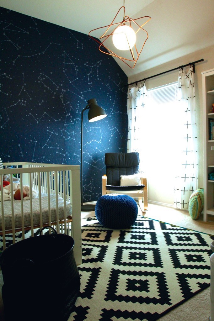 galaxy-nursery-room-wall-mural