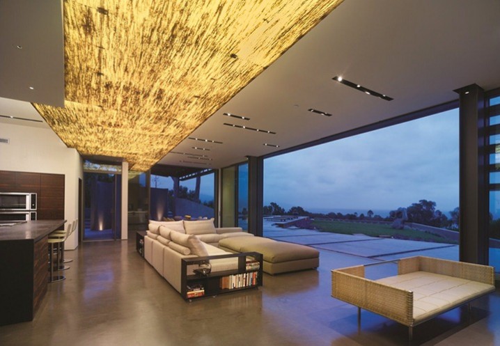 impressive-golden-ceiling-lighting-solutions