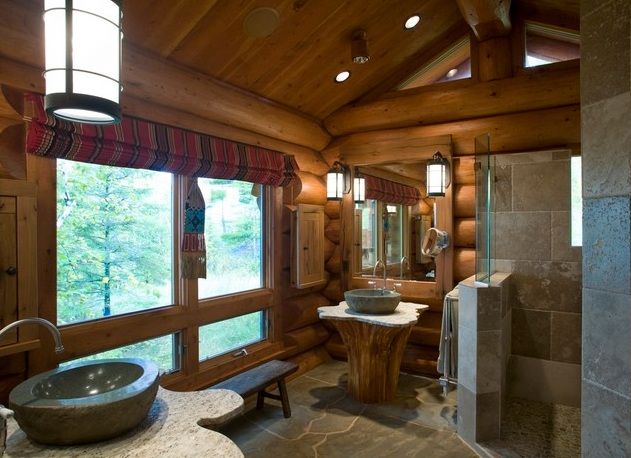 wooden-cabin-style-bathroom