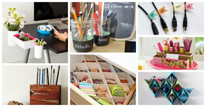 16 DIY Office Organization Ideas That Will Blow Your Mind - Top Dreamer