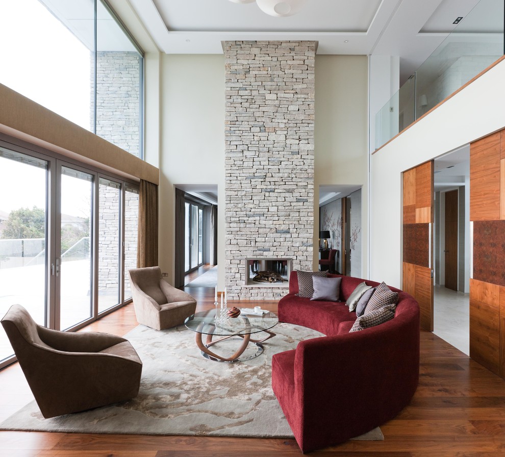 15 Living Rooms With Modern Round Coffee Tables - Top Dreamer