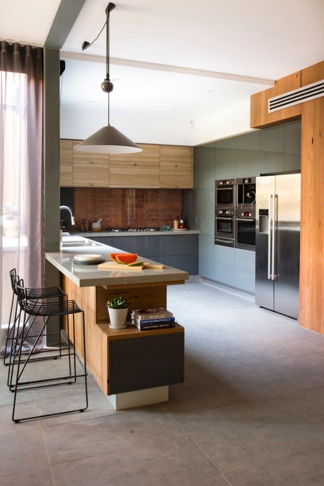u-shaped kitchen design