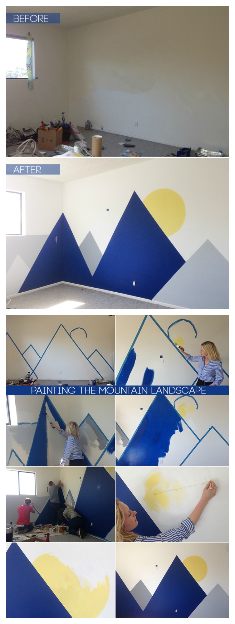 Painting the Mountain Wall