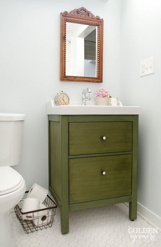 ikea-hack-green-painted-bathroom-vanity