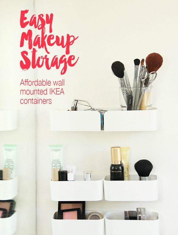 ikea makeup storage