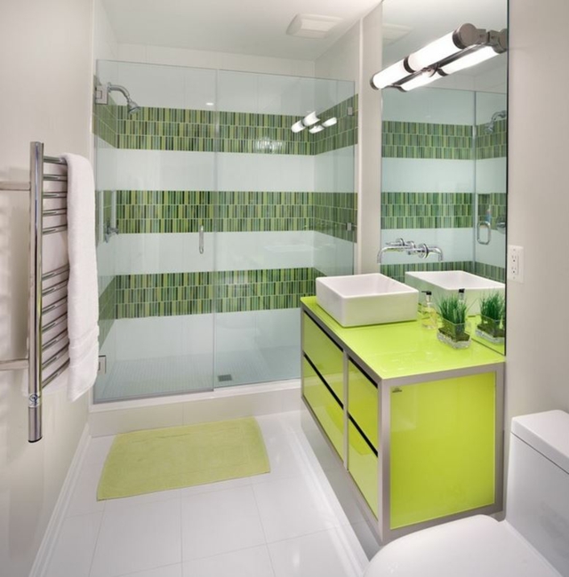 salle-de-bains-simple-deco-vert