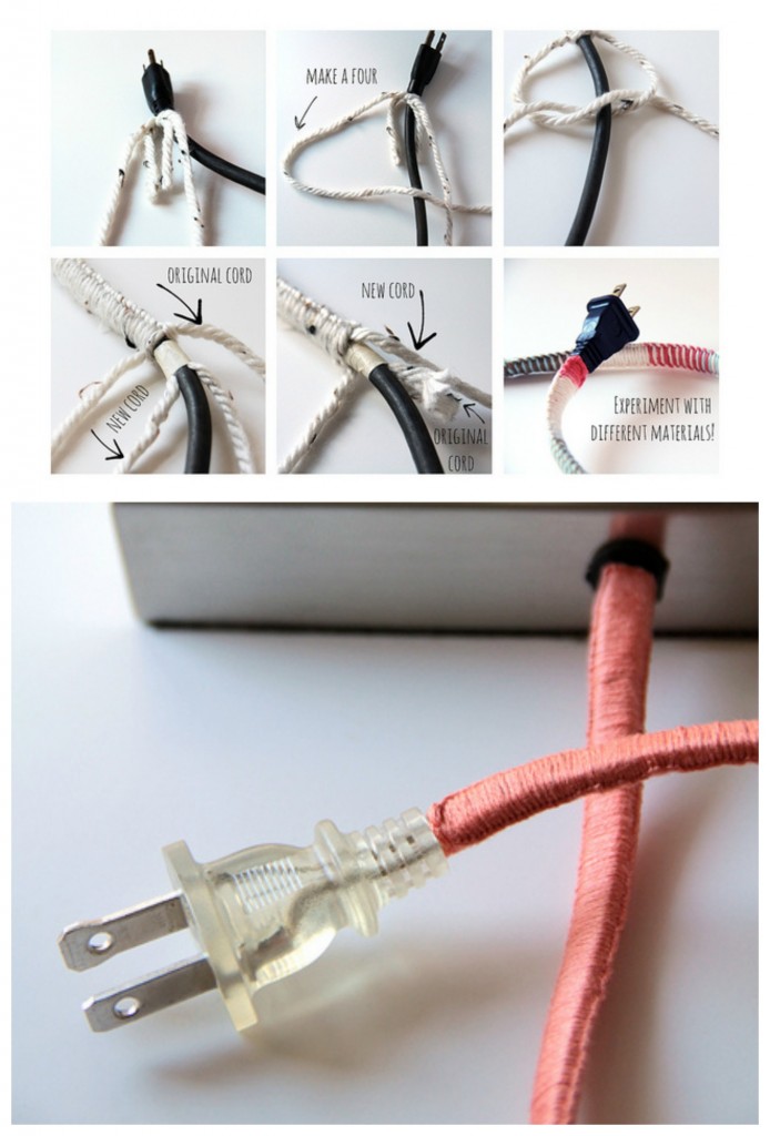 DIY cord covers