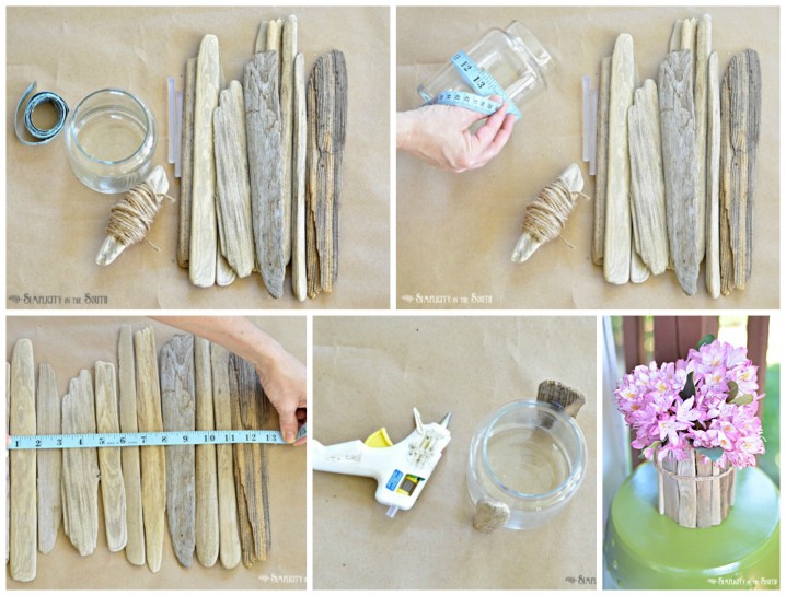 DIY Driftwood Vase