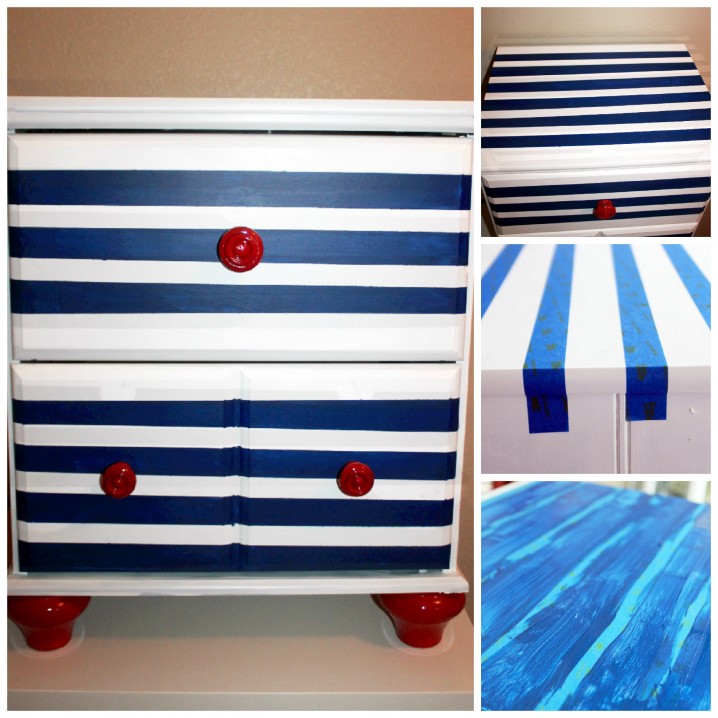 DIY-Nautical-Striped-Dresser-Pinterest