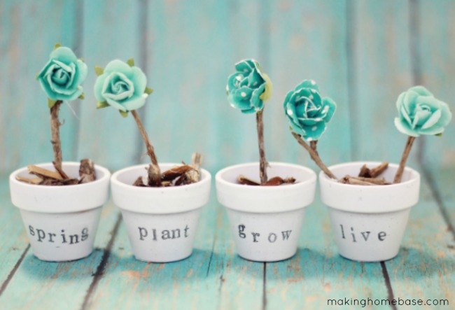 Spring-Mini-Potted-Plants-Stamped